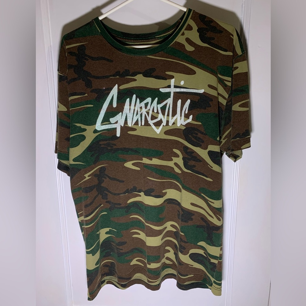 Gnarcotic camo logo shirt